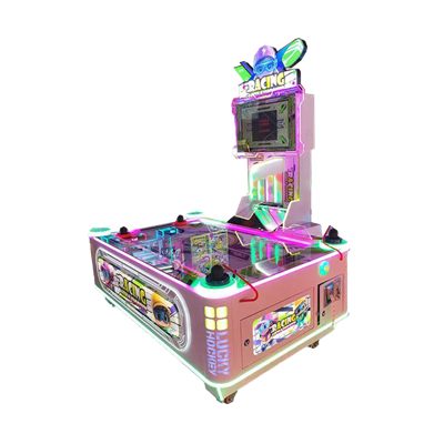 Arcade nga ay-ayam ti air hockey .